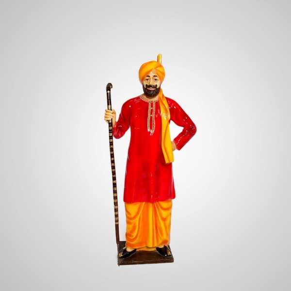 ACC-20 Punjabi Shop Keeper Statue