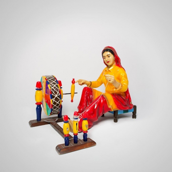 ACC-22 Charkha Lady Statue