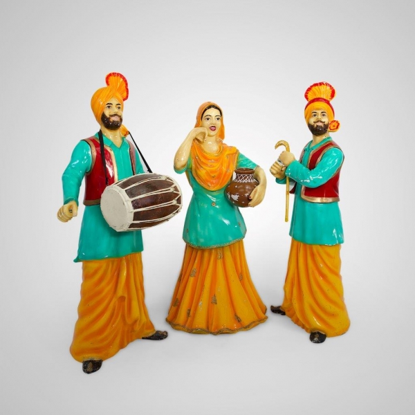 ACC-23  Bhangra Musicians Statues
