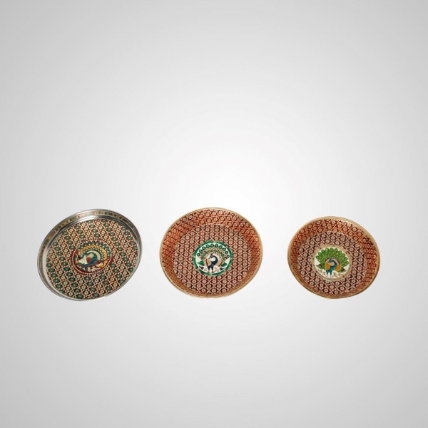 ACC-59 Meena Plates (Assorted Colours)