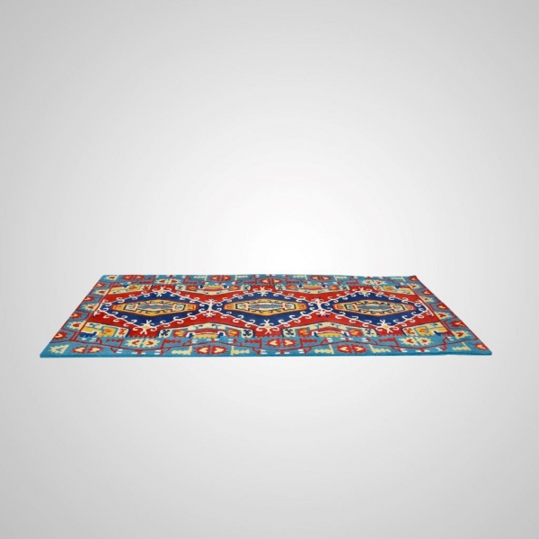 CAR-1 Turkish Rug (Multi Coloured)