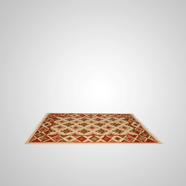 CAR-4Turkish Rug (Multi Coloured)