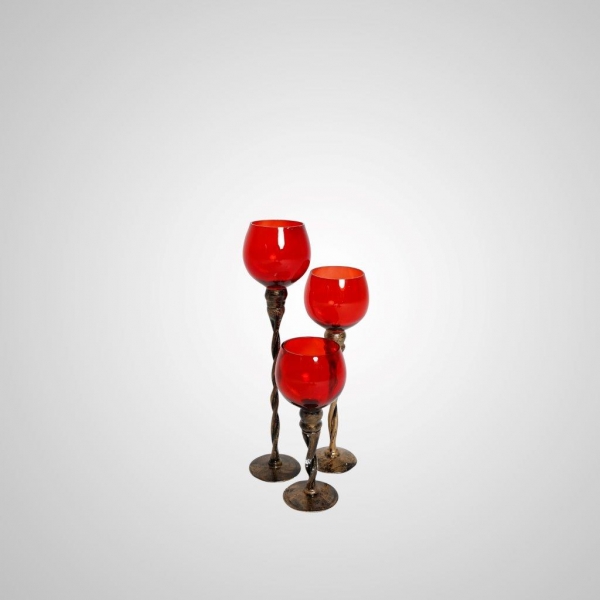 CEN-27 Goblet Trio (Red)