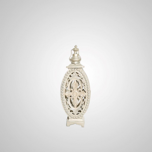 CEN-29 Moroccan Oval Lantern (White)