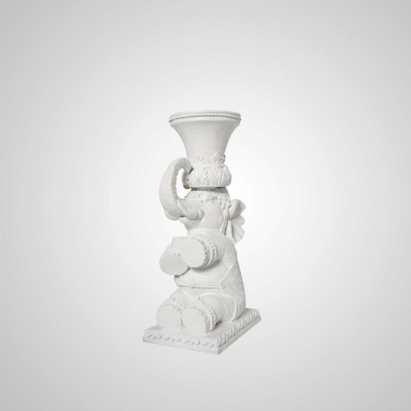 CEN-40 Sitting Elephant (White)