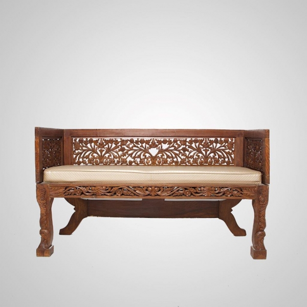 LOV-23 Carved Moroccan Floral (Brown)