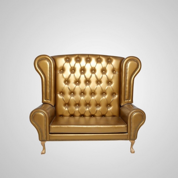 LOV-4 High Back Tufted (Gold)