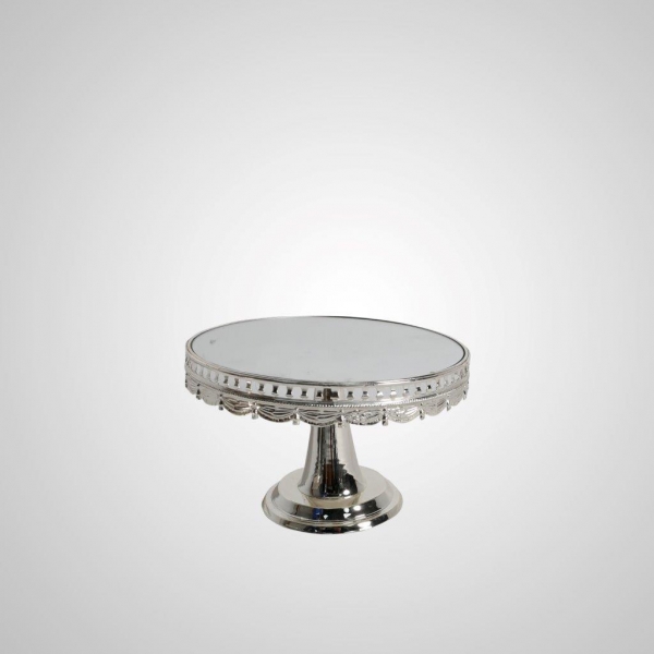 SAC-1 Mirrored Cake Stand (Sliver)