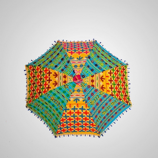 UMB-17 Wool Embroidered (Multi Coloured)
