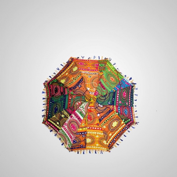 UMB-21 Thread & Mirror Embroidered (Multi Coloured)